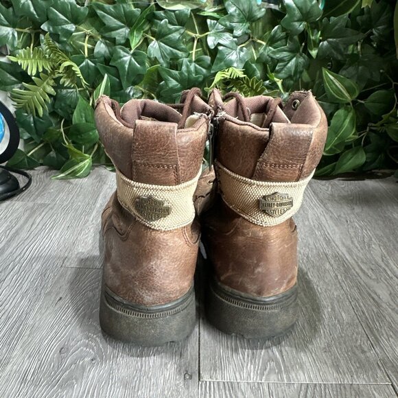Harley Davidson Men’s Biker Work Brown Men Size 8.5 Boots main image 5